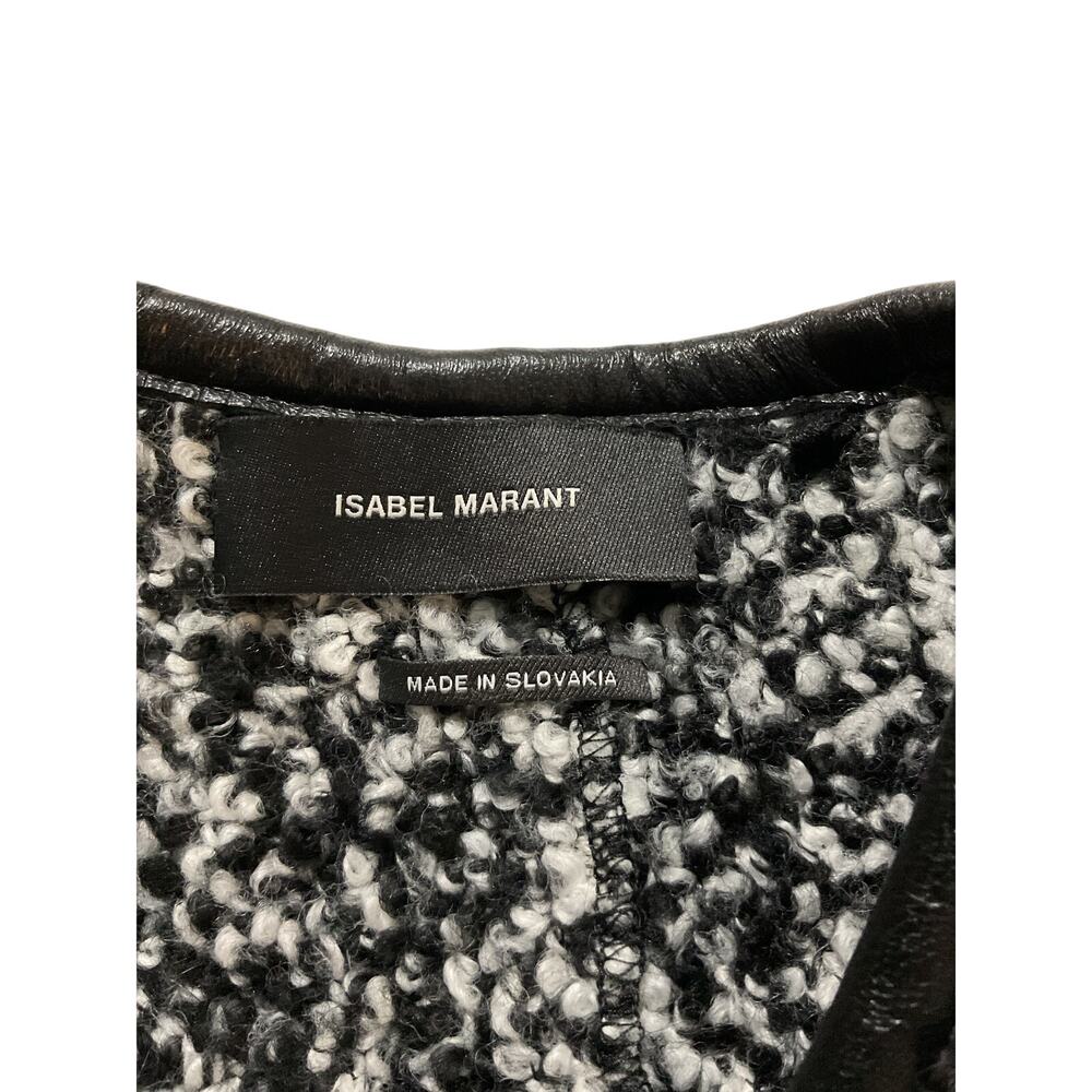 Isabel Marant Textured Black Gradilia Jacket Size 44 EU / US 12 - Picture 5 of 6